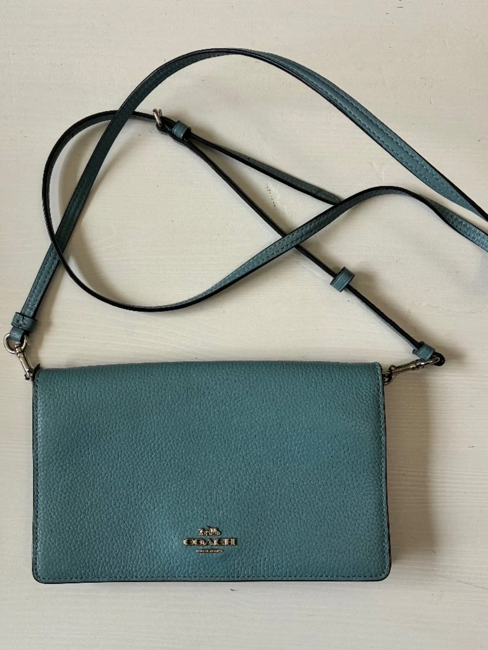 Coach Pebble Crossbody Wallet